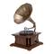 Copper Wood and Metal Vintage Gramophone, 28" x 18" x 16"